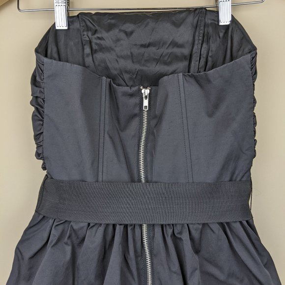 Bedo Black Strapless Bubble Dress Small - Picture 4 of 16